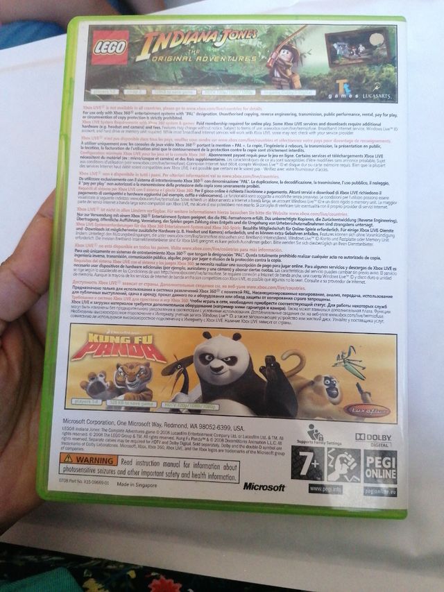 juego lego y kung fun panda