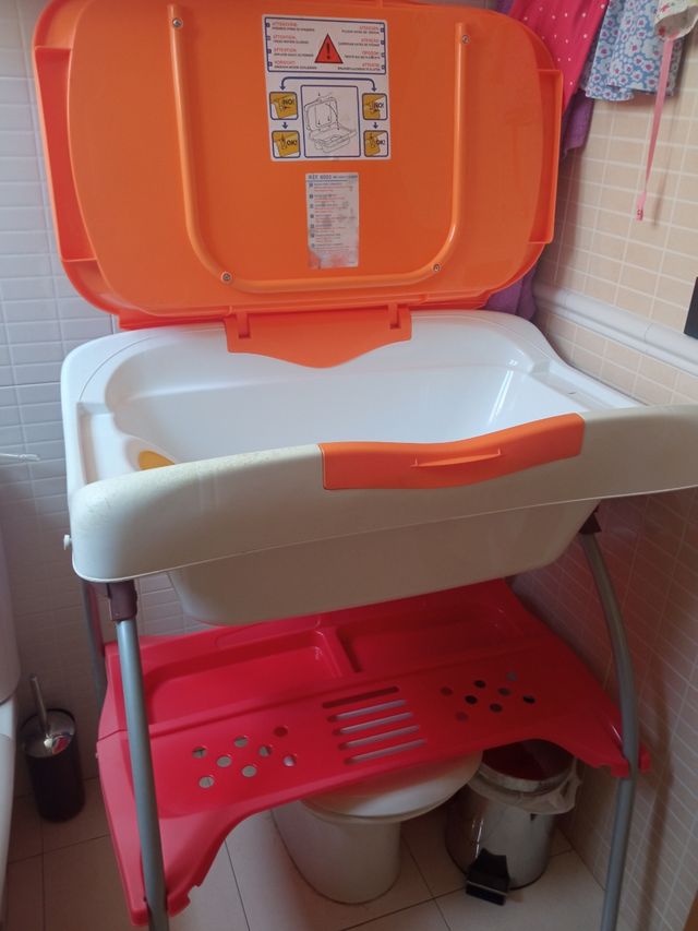 Bañera bebé y cambiador