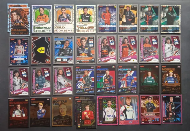 Cromos F1 2020,2021,2022,2023,2024 y 2025