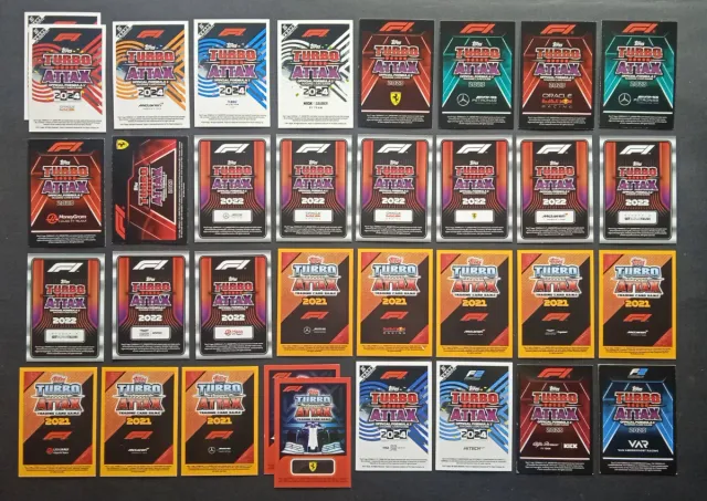 Cromos F1 2020,2021,2022,2023,2024 y 2025