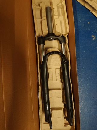 Forcella Ammortizzata SR-Suntour Coil RLR 29" - Per MTB, Bianco - Foto 3