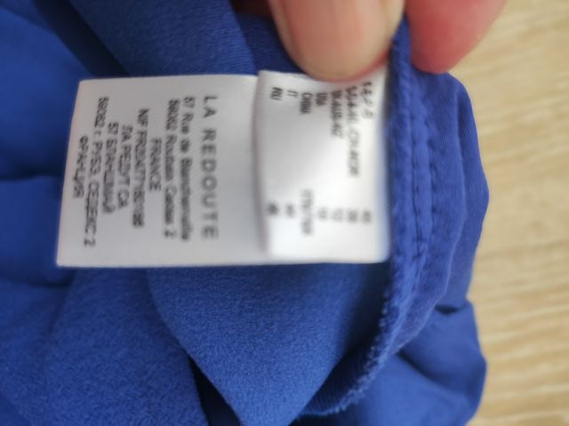 pantalón azul indigo. talla 40 Laredoute