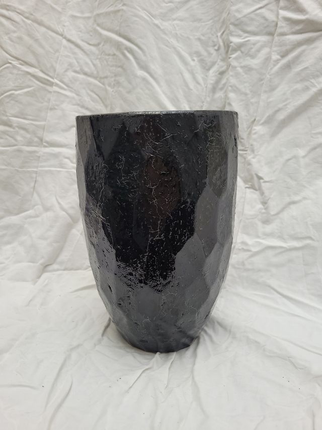 jarrón negro textura