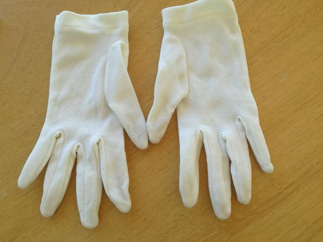 Guantes comunión antiguos niña
