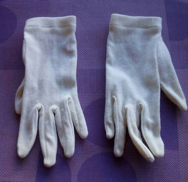 Guantes comunión antiguos niña