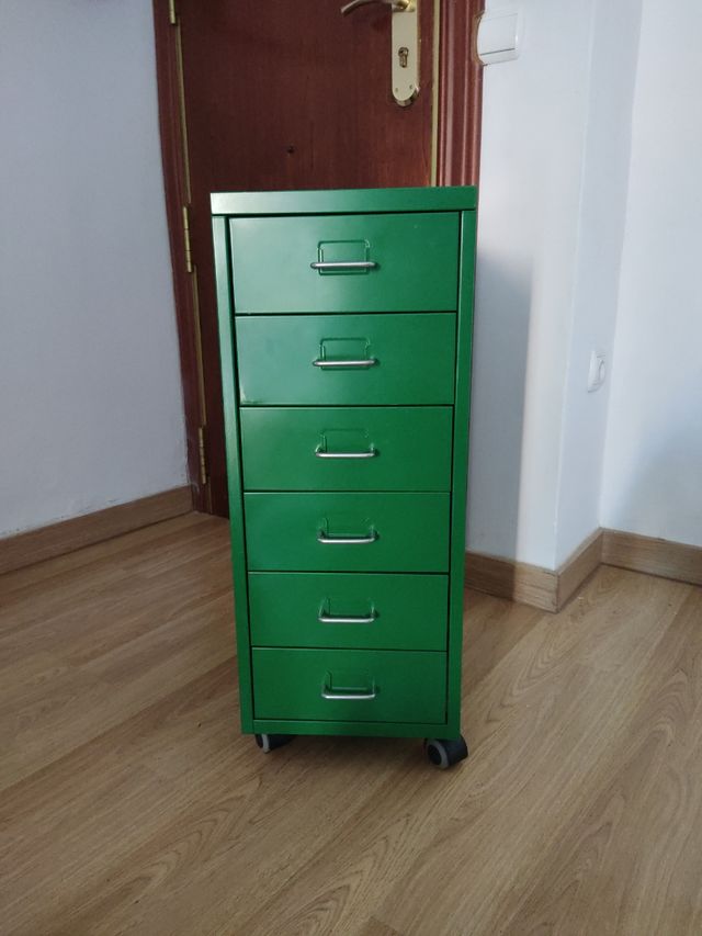 Cajonera Helmer Ikea color Verde de segunda mano por 30 EUR en
