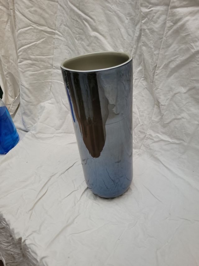 jarrón negro nacarado