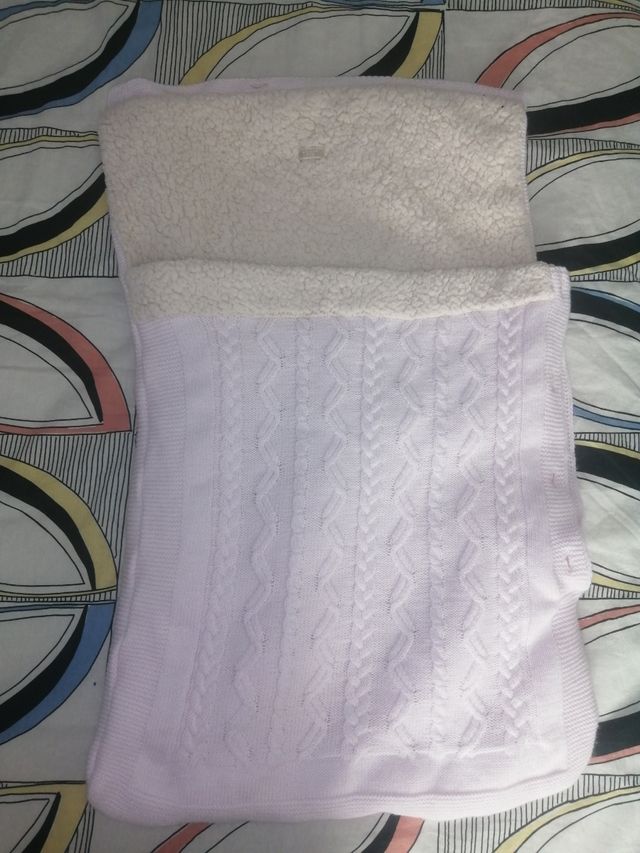 Saco de forro polar bebé capazo