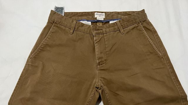 DOCKERS marron claro skinny tapered W31 L3