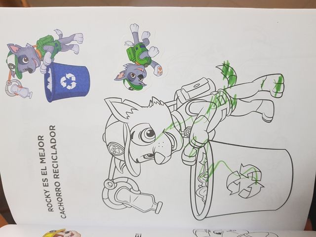 Cuaderno colorear Patrulla Canina