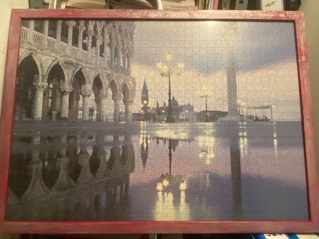 Cuadro de puzzle enmarcado