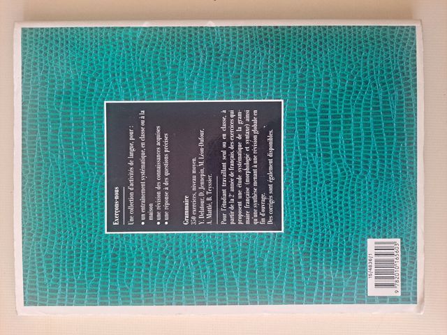 Grammaire 350 exercices niveau moyen