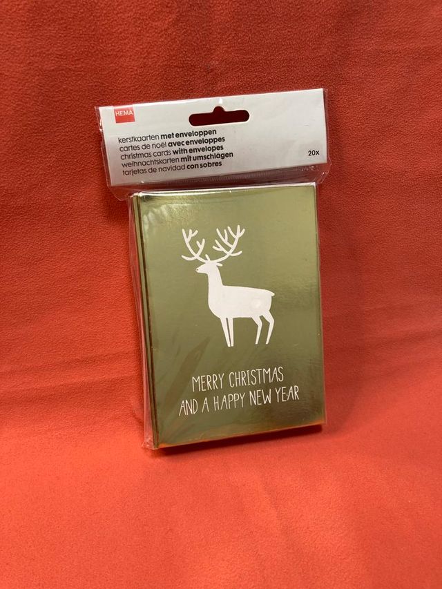 20 postales navidad con sobres nuevos