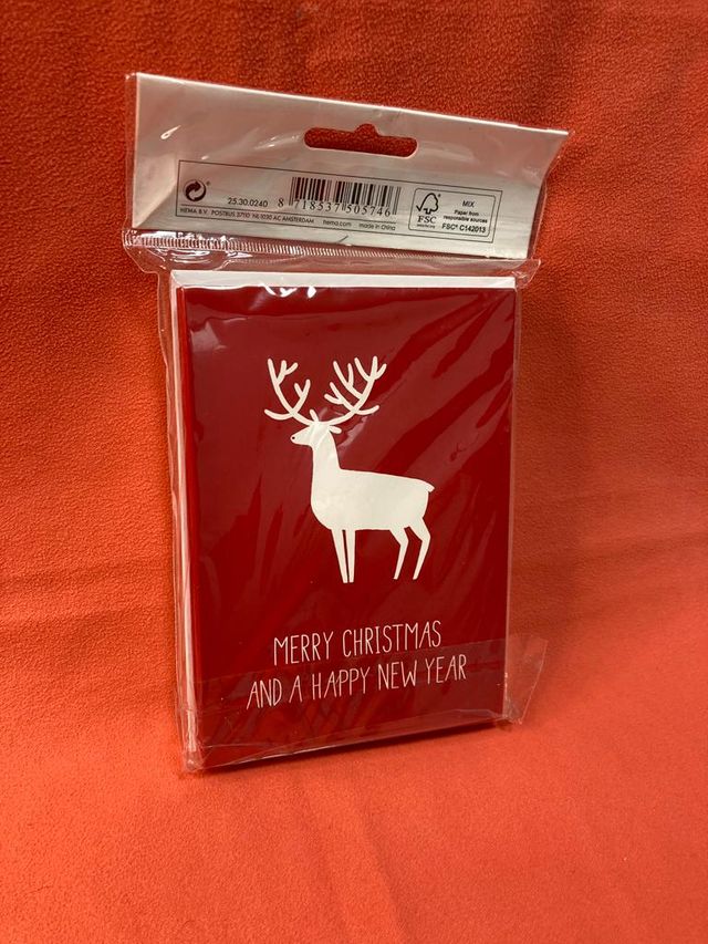 20 postales navidad con sobres nuevos