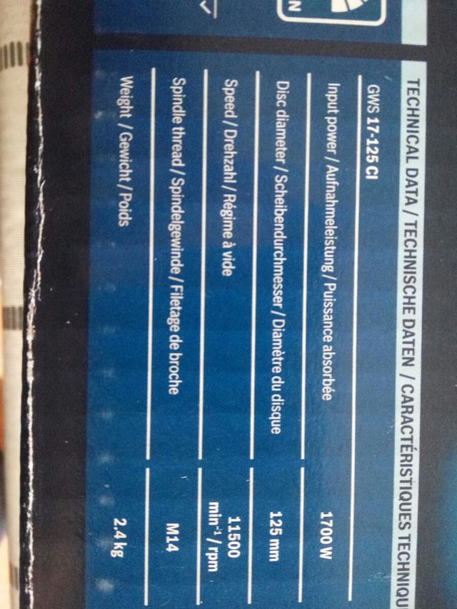 Moladora/Radial Bosch