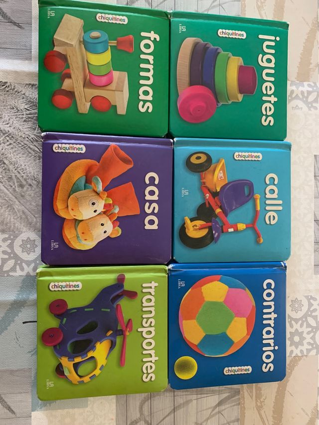 6 libros colección chiquitines