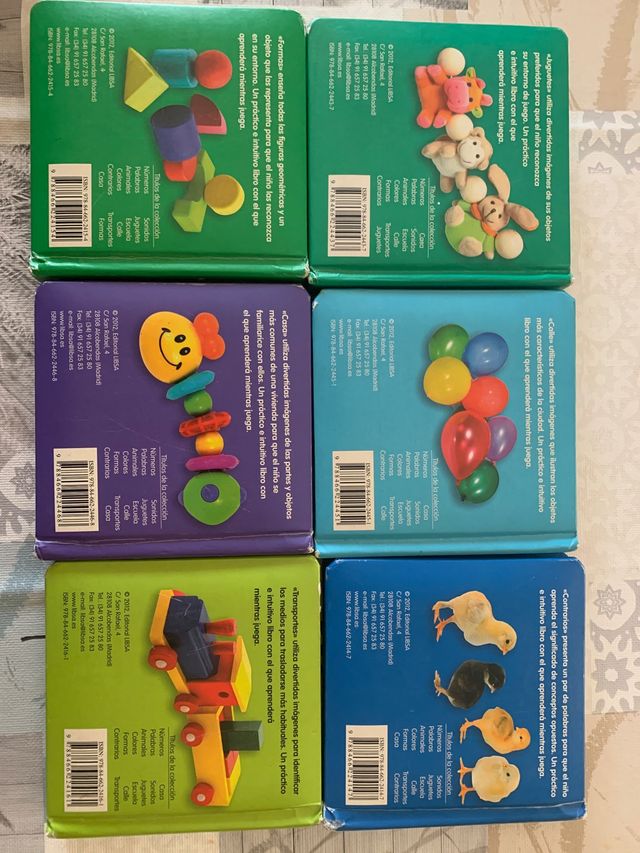 6 libros colección chiquitines