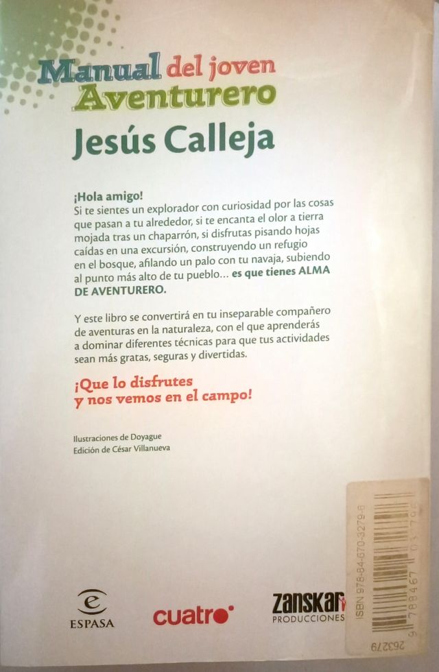 Manual del joven aventurero. Jesús Calleja
