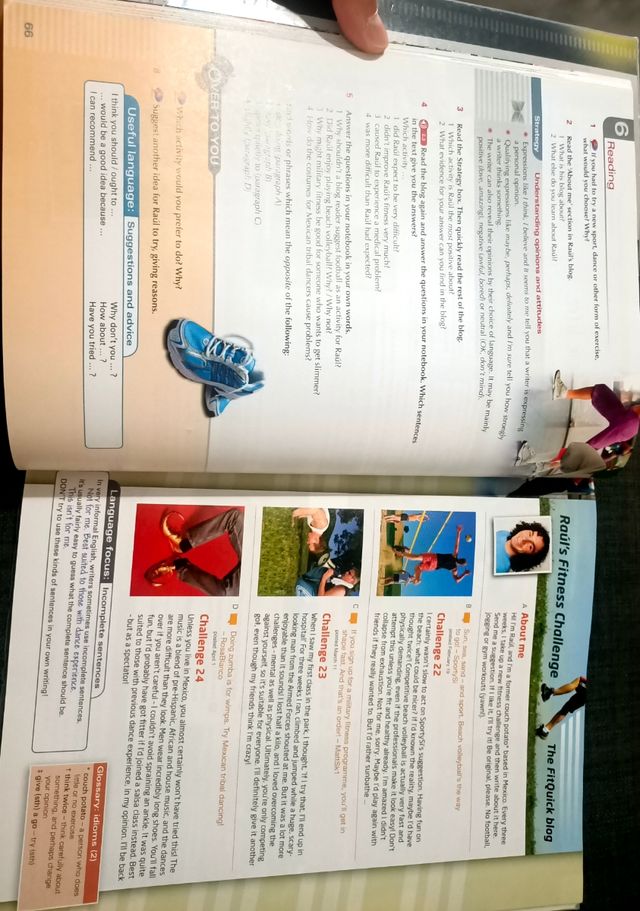 Libro: Over to you. 1 bachillerato. Student's book