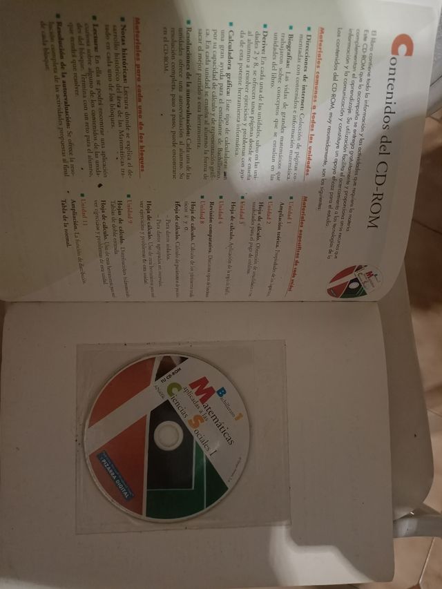 Libro de Matemáticas aplicadas a las CC.SS 1 Anaya