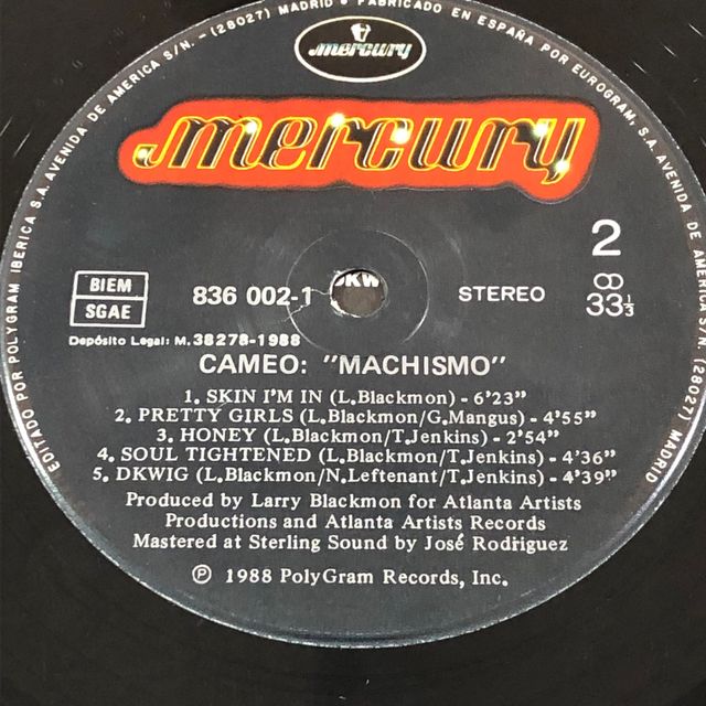 Cameo - Machismo - Lp album 1988