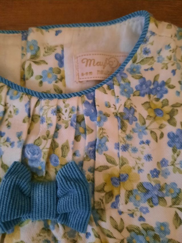 vestido mayoral niña  .Talla 6 meses