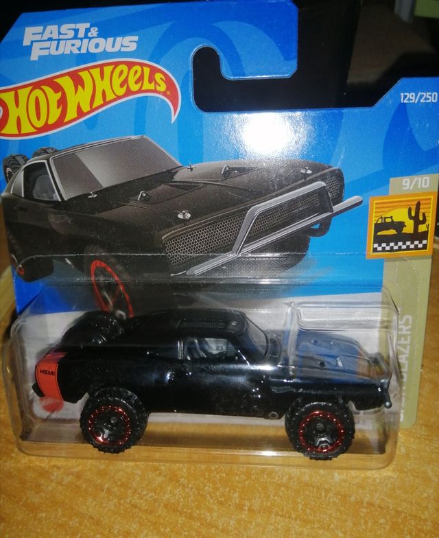 coche hot wheels fast and furious Dodge charger'70