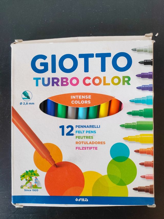 12 rotuladores Giotto