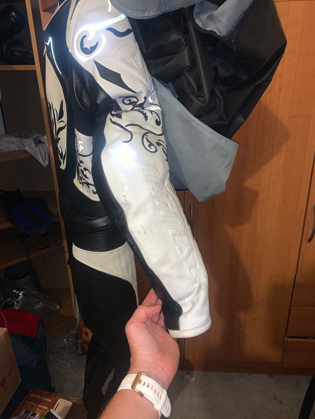 TRAJE DE MOTO MONO DE DOS PIEZAS MUJER