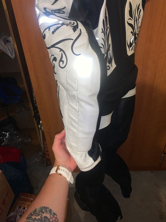 TRAJE DE MOTO MONO DE DOS PIEZAS MUJER