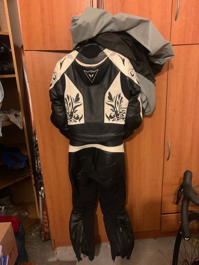 TRAJE DE MOTO MONO DE DOS PIEZAS MUJER