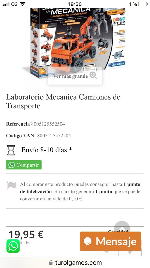 Juego Construcción Maquetas. Mecano