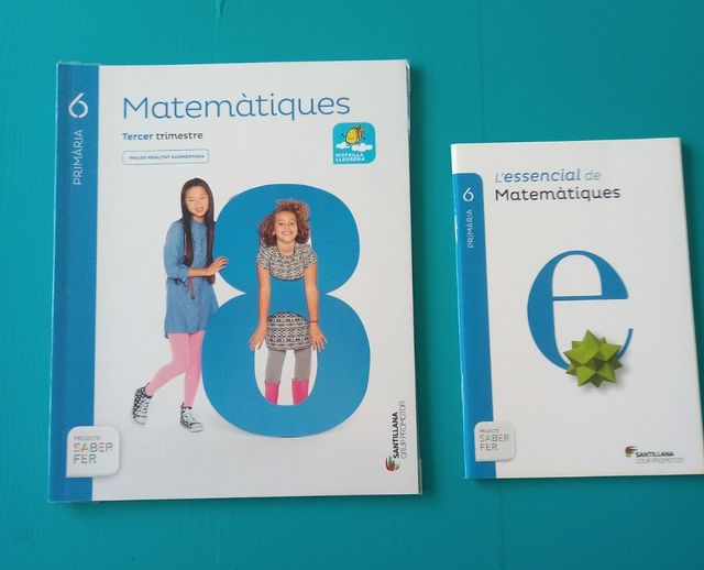 (NO USADO)Mates  6 primaria 3 trimestre Santillana