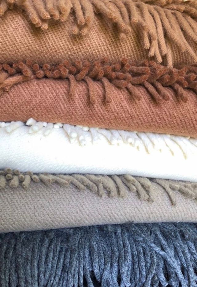 Manta de lana de llama