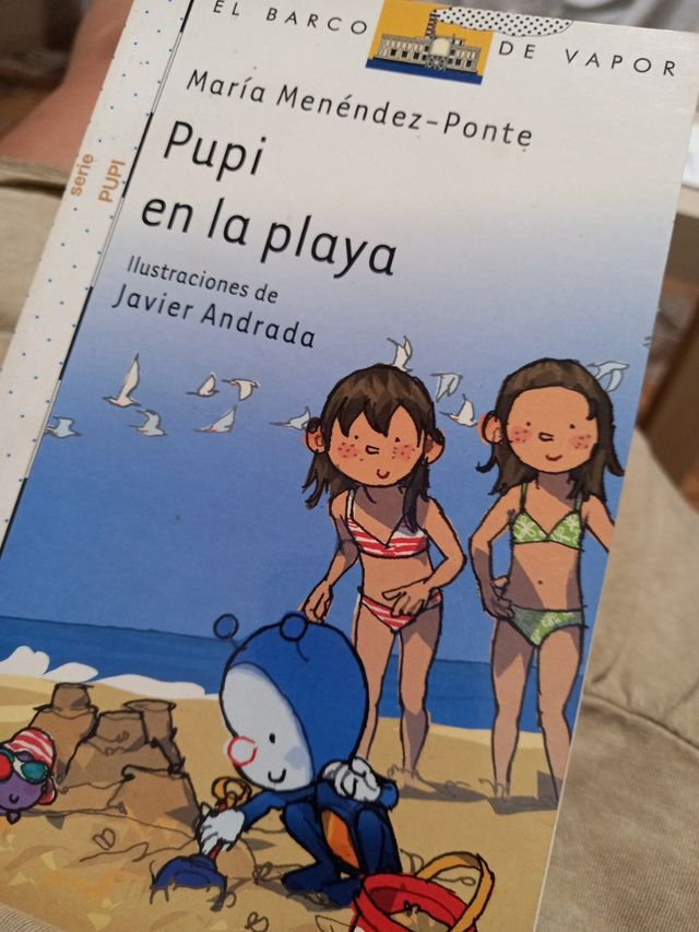 si Pupi en la playa