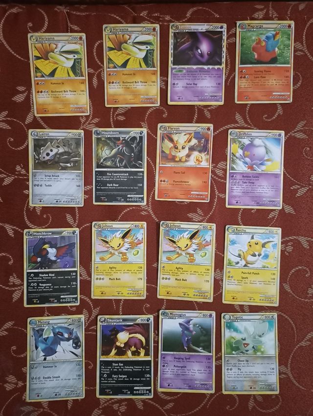 Cartas Pokemon. Stage 1
