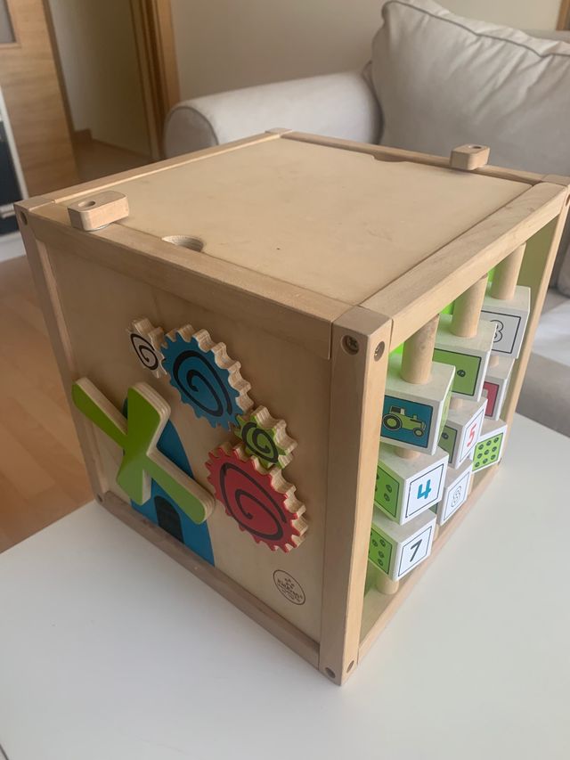 Cubo de actividades niños y bebés