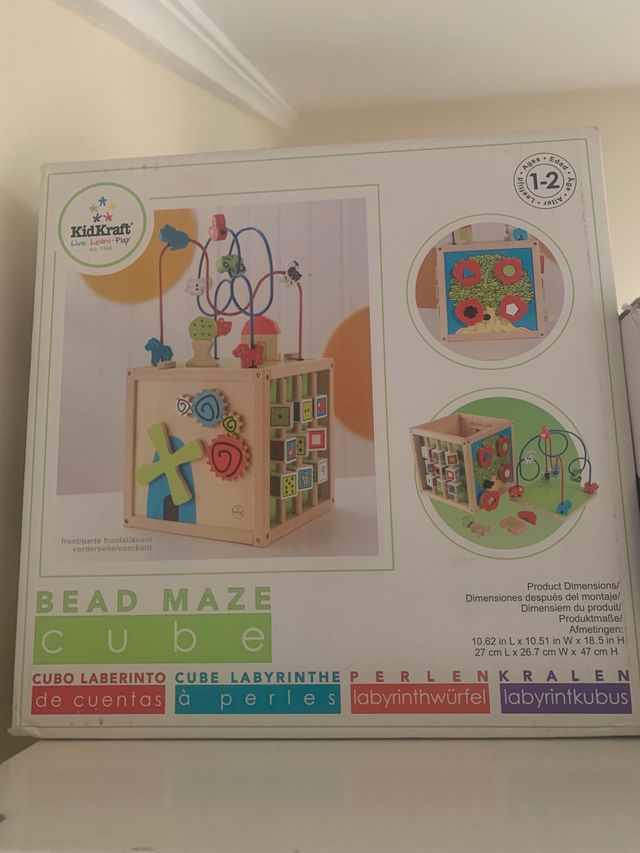 Cubo de actividades niños y bebés