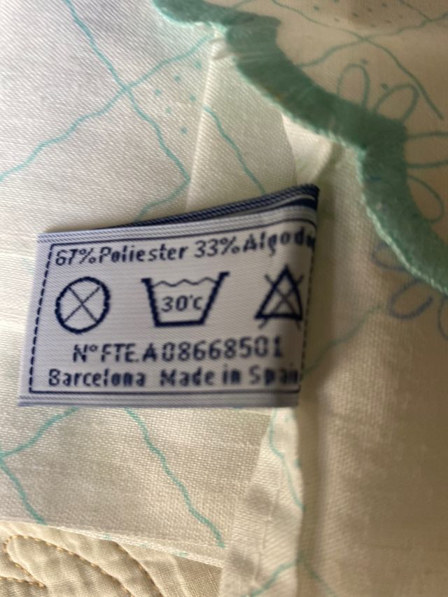 Sábana juego 90/ 1,05.