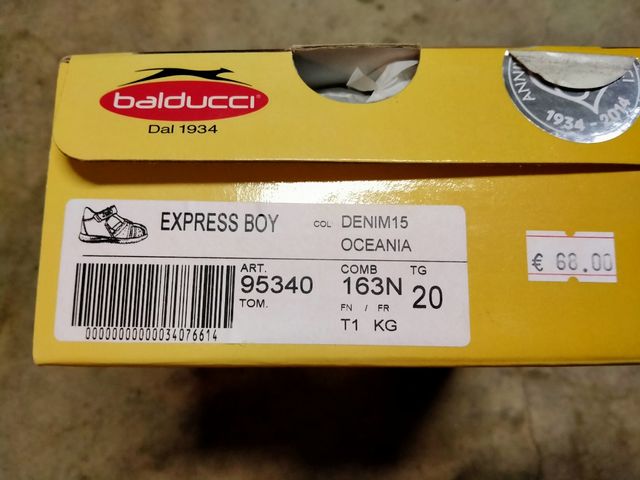 sandali Balducci numero 20