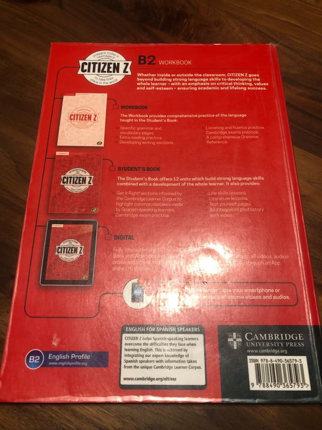 Libro inglese Citizen Z Workbook B2