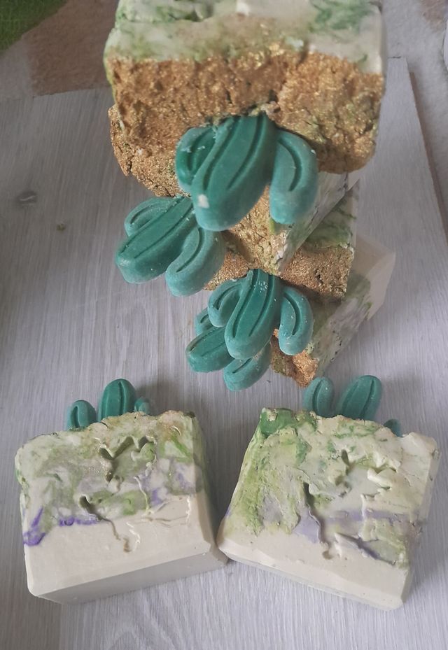 Jabón artesanal de coco