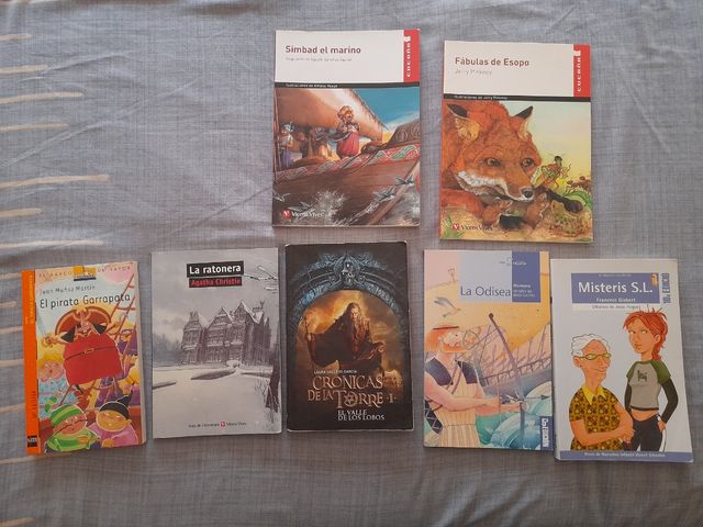 simbad el marino,fábulas de esopo,el pirata etc...