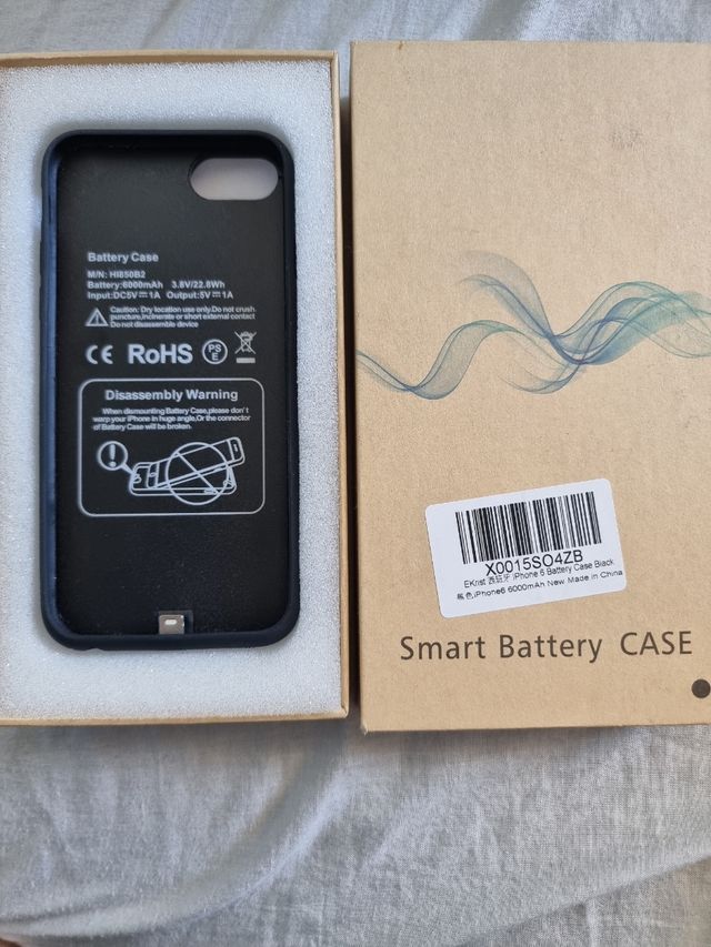 funda cargador para iPhone 6, SE