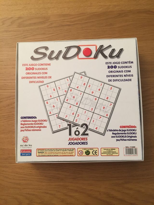 Juego de mesa Sudoku