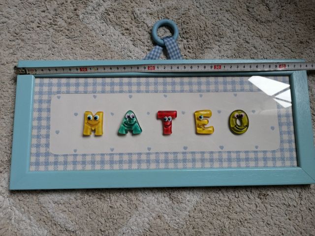 Cuadro nombre Mateo.