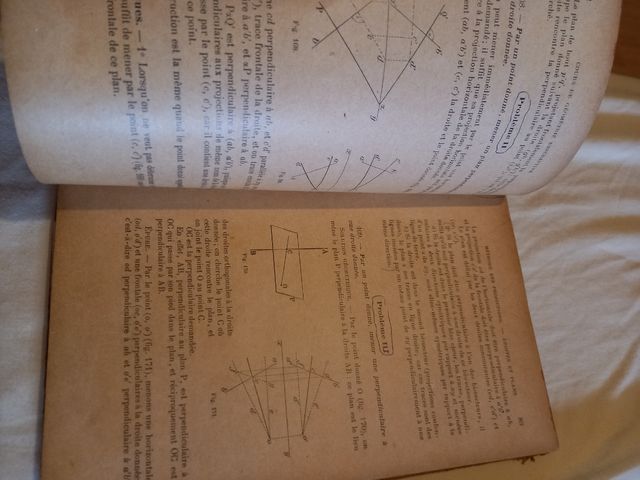 Cours de Géométrie Descriptive 1939 Mame Gigord