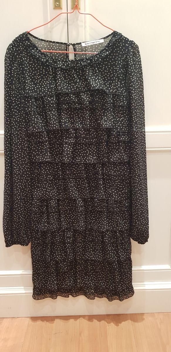 Vestido de lunares topos