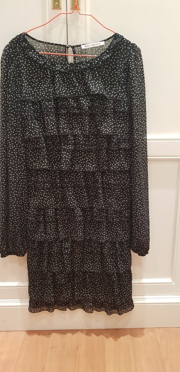 Vestido de lunares topos