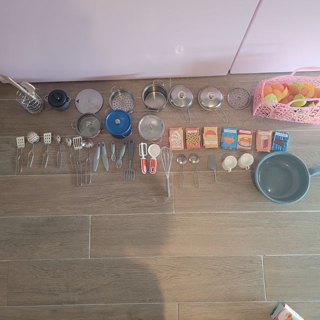 Cocinita utensilios juguetes